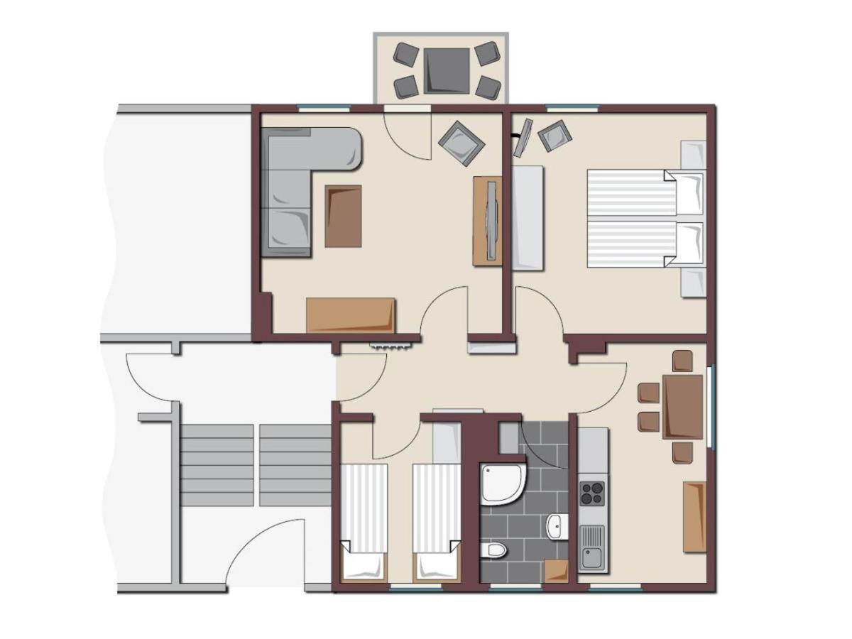 罗斯托克Haus Auguste, Kormoran公寓 外观 照片